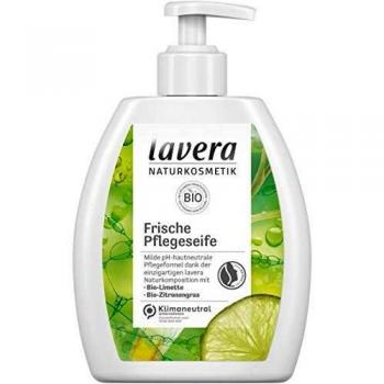 Lavera Fresh Hand Care Soap with Organic Lime & Lemongrass, 250ml