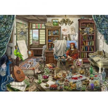 Escape Room Puzzle: Artist's Studio - 759 Piece Jigsaw Puzzle