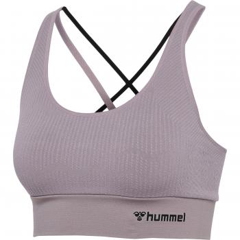 Hummel Women's Seamless Sports Bra - Minimal Gray XS