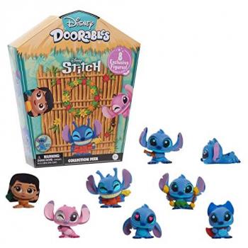 Disney Doorables Stitch Colección Sorpresa - Varios Modelos, Figuras de colección, incluye personajes de Disney, diseño encantador y coleccionable