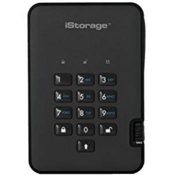 iStorage diskAshur2 SSD 2 TB -Secure Portable Solid State Drive - Password Protected, Dust/Water-Resistant, Hardware Encryption IS-DA2-256-SSD-2000-B