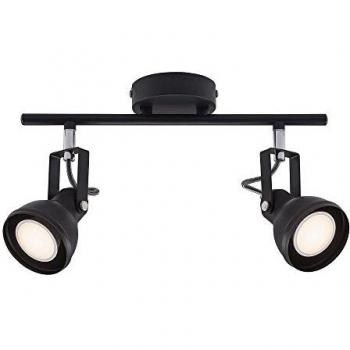 Lámpara de techo Nordlux Aslak 2 focos orientables GU10 color negro