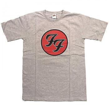 Camiseta para niños Foo Fighters con logotipo, color gris jaspeado, tallas 5-6 años