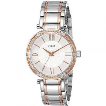 Guess Reloj analogico para Mujer de Cuarzo con Correa en Acero Inoxidable W0636L1