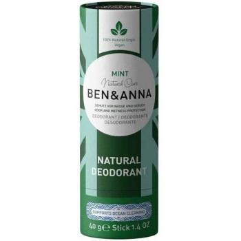 Ben & Anna Mint Natural Deodorant Stick - 40g