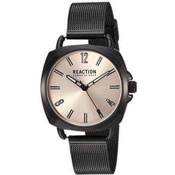 Kenneth Cole REACTION Unisex-Adults Analog Quartz Watch with Stainless Steel Strap RK50100001