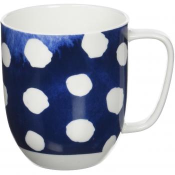R2S 1714 Indi tazón 38 cl Bone China azul/blanco 22 x 10 x 10 cm)