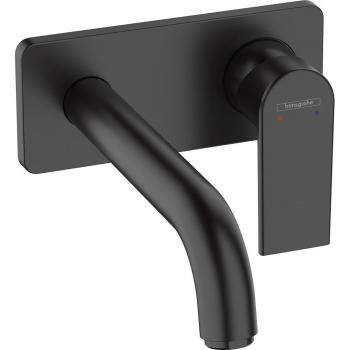 Hansgrohe Vernis Shape umývadlová batéria pod omietku, EcoSmart, matná čierna 71578670 - Grifo monomando empotrado para lavabo Hansgrohe Vern
