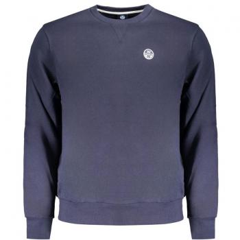 North Sails Women's Blue Cotton Sweatshirt - Size L