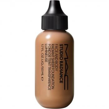 MAC Cosmetics Studio Radiance Face and Body Radiant Sheer Foundation, lightweight foundation for face and body, shade N5, 50 ml