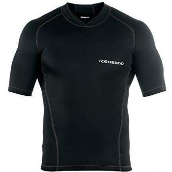 Rehband Camiseta de compresión Qd para Hombre, Hombre, 6190-06, Negro, Small