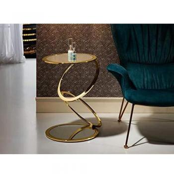 Schuller - Mueble Auxiliar - Mesa Auxiliar Aros Oro
