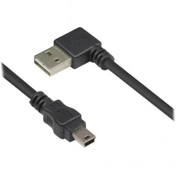 Cable USB 2.0 A a Mini B, 1 m, Conector EASY, Alta Velocidad