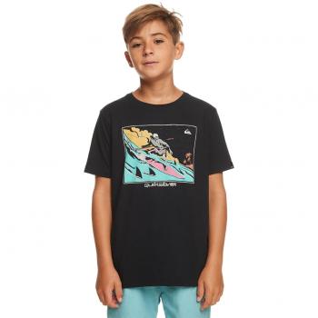 Camiseta Negra para Niño Quiksilver Night Session