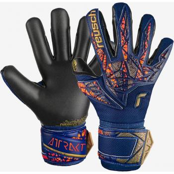 Guantes de Portero Reusch Attrakt Gold X Junior para Niños con Corte Negativo Evolutivo - Azul - Talla 6