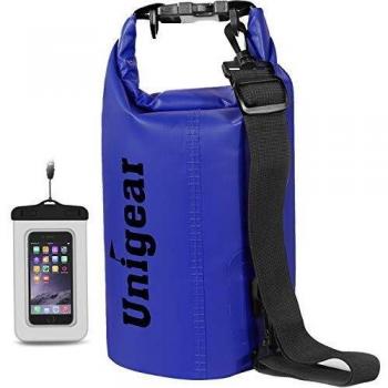 Unigear Bolsa Estanca 2L~40L Seca Impermeable + Funda De Movíl Camping Playa