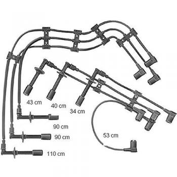 Juego de Cables de Encendido BERU ZE715 para Porsche 911 Cabriolet y Coupe