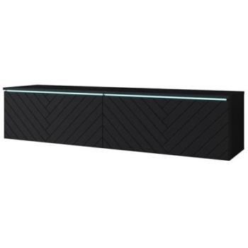 Mesa de TV Sarasota 163 LED Grafito 140x30x33cm
