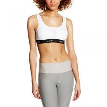Odlo Medium Sujetador deportivo acolchado, mujer, Sport Bh Sports Bra Padded MEDIUM, blanco, medium