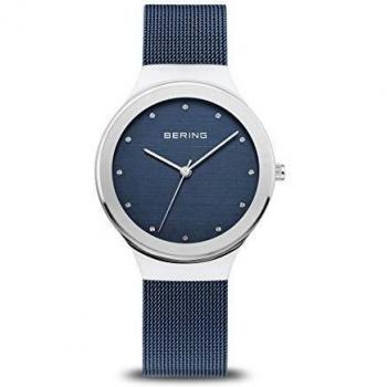 Bering Classic 12934-307 Women's Blue Stainless Steel Analog Watch