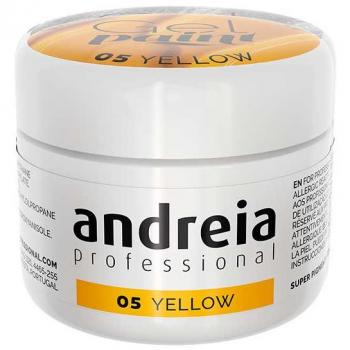 Esmalte de uñas en gel Dorado Andreia Gel Paint 4 ml