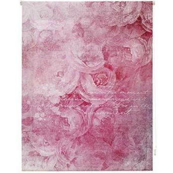 Homeflex Storalia - Estor Digital Salon Rosas - Enrollable - 130X180 cm - Disponible en Varias Medidas