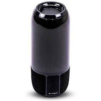 Lámpara de Mesa LED RGB 6W con Altavoz Bluetooth Multifuncción Negra VT-7456