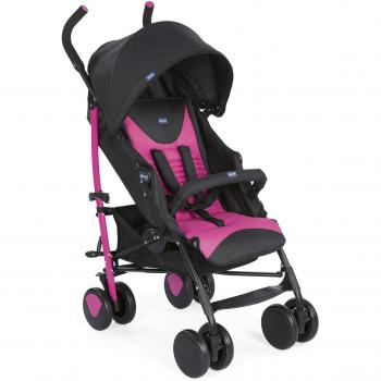 Chicco New Echo - Silla de paseo, ligera y compacta, 7,6 kg, color rosa