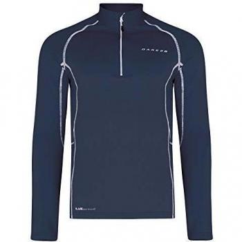 Dare 2b Interfuse Lightweight Full Zip Core Top Capa Intermedia elástica, Hombre, Outer Space Blue, XS