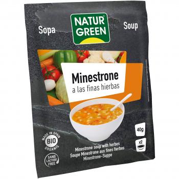 NaturGreen Sopa de Minestrone Finas Hierbas Bio 40g