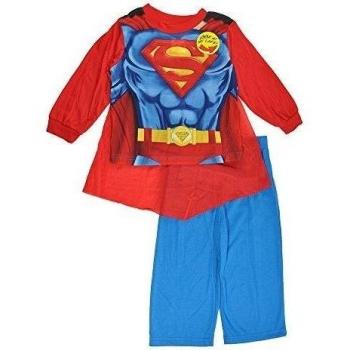 Superman Little Boys azul 2pieza pantalón de pijama conjunto con Cabo