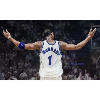 Tracy McGrady Poster On Silk <58cm x 35cm, 23inch x 14inch> - Cartel de Seda - 6599FA