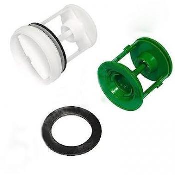 Filtro Kit de Lavadora Indesit para Bomba de Desagüe Askol/Plaset - C00141034 - Compatible con Whirlpool, Bauknecht, Ariston, Hotpoint y más