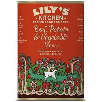 Lata para perros Lilys Kitchen Ternera y Vegetales 400 g