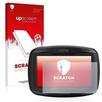 upscreen Protector Pantalla Compatible con Garmin Zumo 395LM Película Protectora – Transparente, Anti-Huellas
