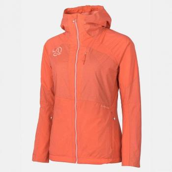 Ternua - Chaqueta de mujer Kimoa Lite Jkt W Ternua, chaqueta con capucha, color naranja, talla M