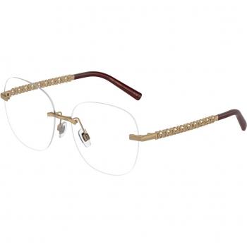 Dolce & Gabbana DG1352 1363 Women’s Gold Panthos Eyeglasses