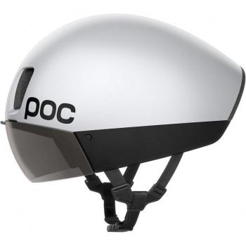Casco POC Procen Air Blanco Negro - Talla S (Cronómetro, Aerodinámico)