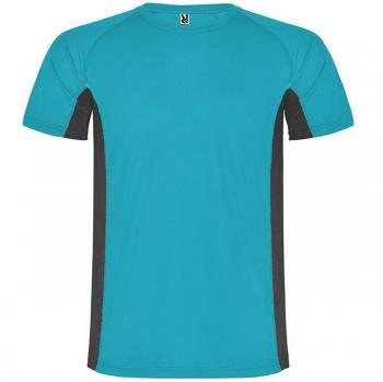 Camiseta técnica deportiva infantil de manga corta con tejido bird's eye