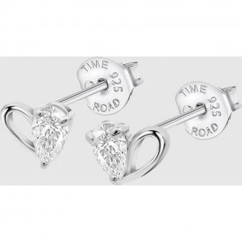 Pendientes Time Road WS03361 Plata Mujer