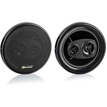 Roadstar MTXT6C502 Altavoces de Coche Coaxiales, Audio 3 Vías, 16cm, Par de Altavoces, Potencia Máxima 80W, Sensibilidad 89 Db, Rango de Frecuencia 80-20000Hz, Color Negro