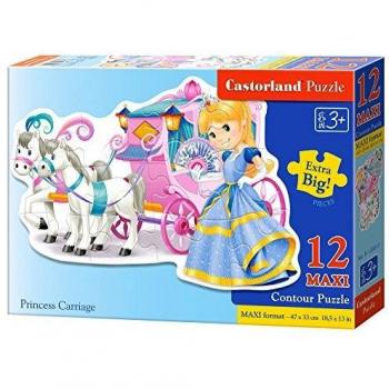 Castorland Maxi Princess Carriage Puzzle - 12 Pieces