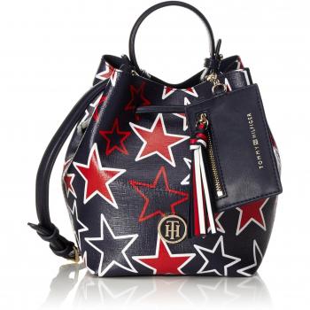 Tommy Hilfiger Love Mini Bucket Star, Bolsos totes Mujer, Multicolor
