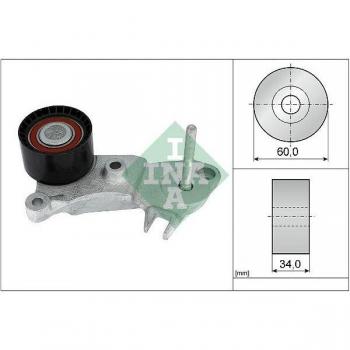 Polea de inversión y guía INA para correa v-ribbed, modelo 532 0999 10