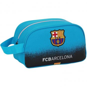 Safta Barça 3 Neceser, Color Azul Turquesa