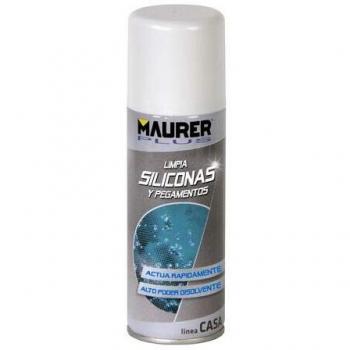MAURER 5464280 Spray Limpiador Silicona/Pegamentos 200 Ml, Multicolor, 200