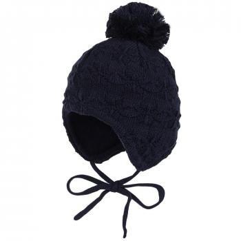 maximo Mütze, Ausgenäht, Bindeband, Struktur, Sombrero para Bebés, Azul