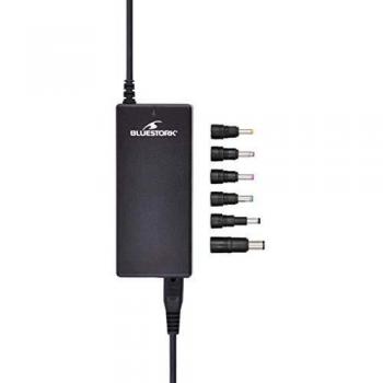 Cargador Universal Port/TFT HP 90W BLUESTORK PW-NB-90-HP //6 Puntas PW-NB-90-HP