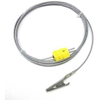PerfectPrime TL0500 Sondas de sensor de tipo K Sonda de clip de cocodrilo para sensor de tipo K Sensor y medidor de termopar en rango de temperatura de 0 a 500°C