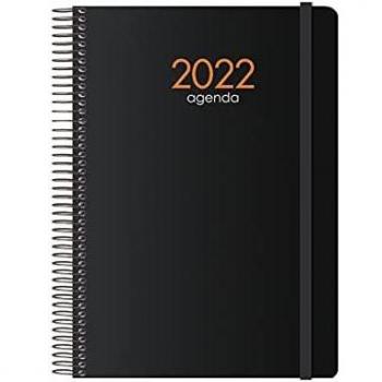 Agenda Dohe Syncro Espiral Semana Vista 15x21cm Negro R.11622